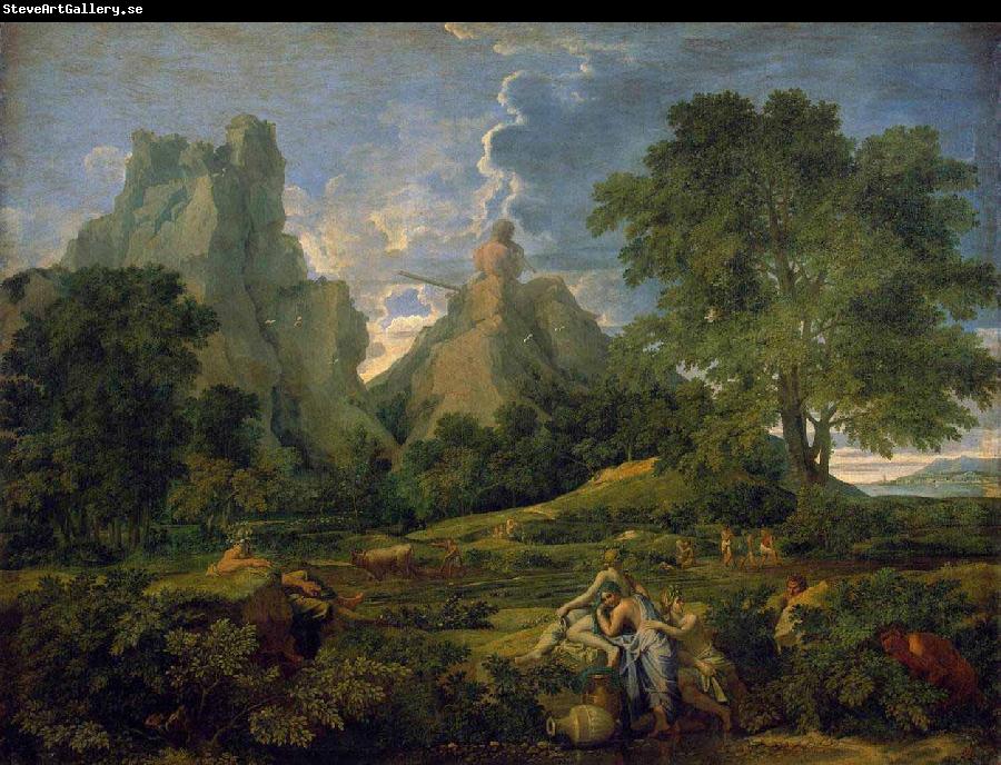 Nicolas Poussin Landscape with Polyphemus